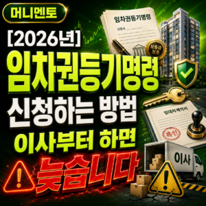 임차권등기명령 신청하는 방법