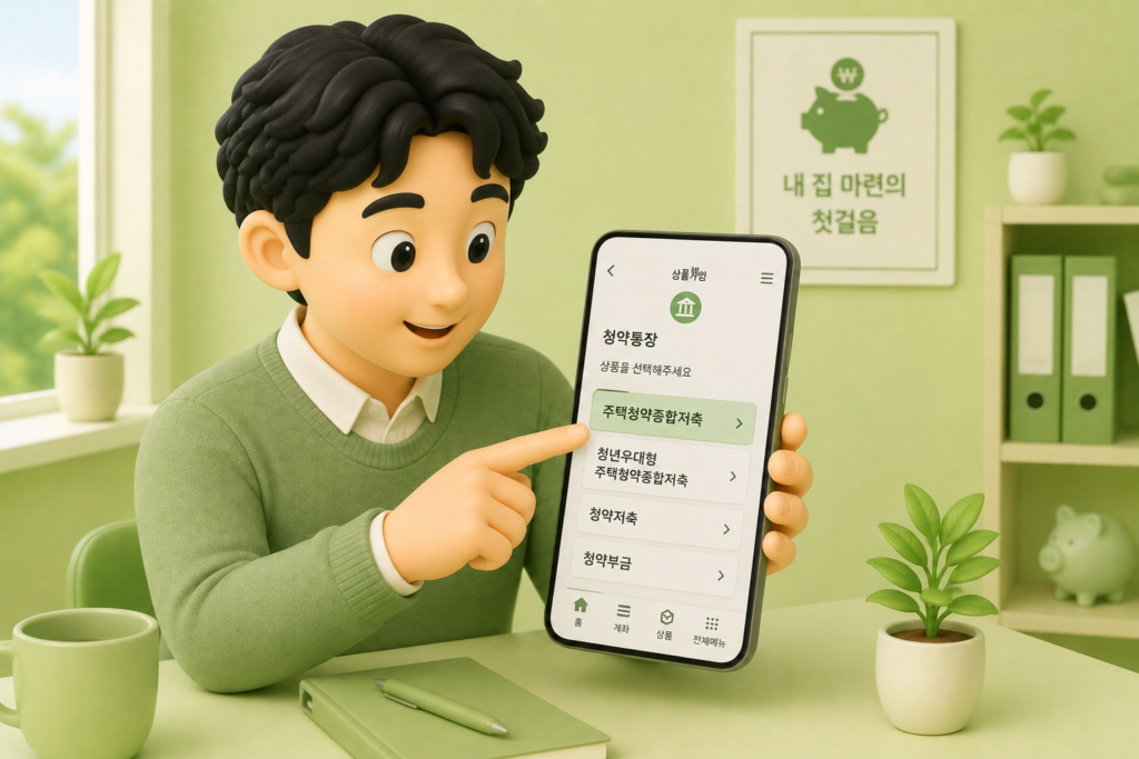 청약통장 전환 마감일과 통장 종류별 실적 인정 비교