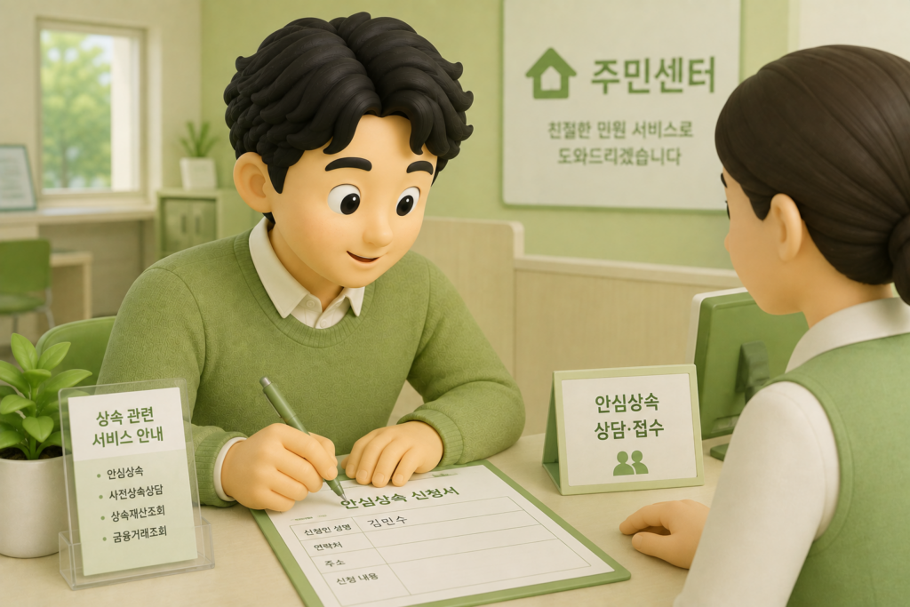 안심상속 원스톱 조회 항목과 결과 통보 기간