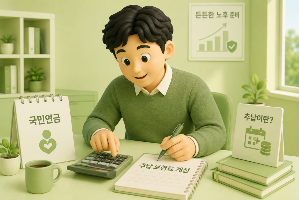 국민연금 추납 보험료율 인상에 따른 납부액 비교