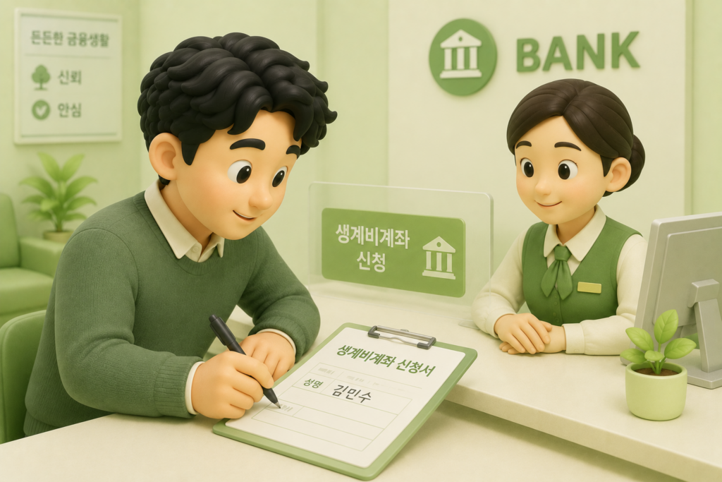 생계비계좌 월 250만원 압류 보호 한도 비교