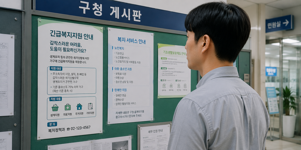 국가형과 서울형 긴급복지 기준 비교